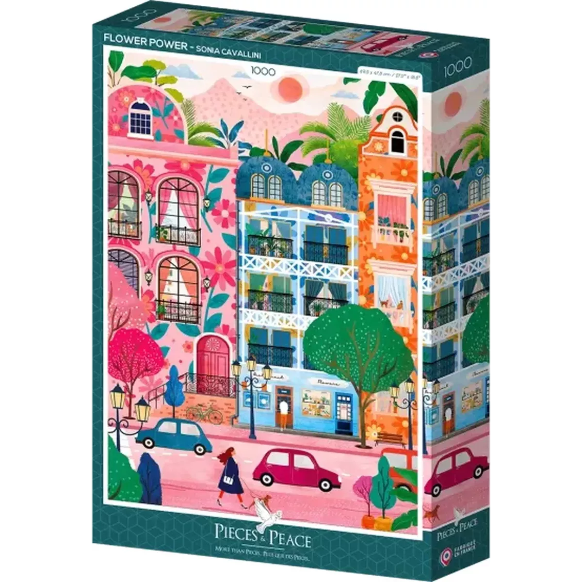 Puzzle Le Pouvoir Des Fleurs - 1000 Pièces