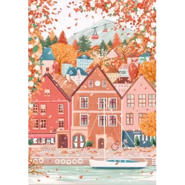 Puzzle Bergen - 1000 Pièces