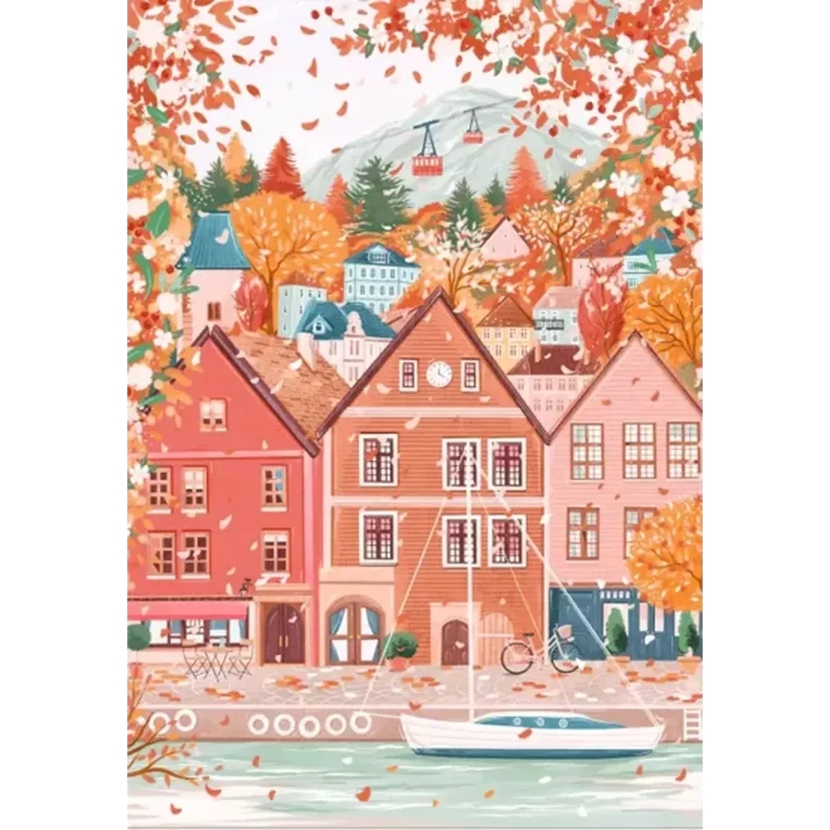 Puzzle Bergen - 1000 Pièces