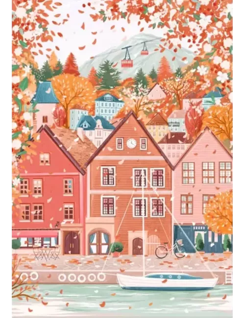 Puzzle Bergen - 1000 Pièces