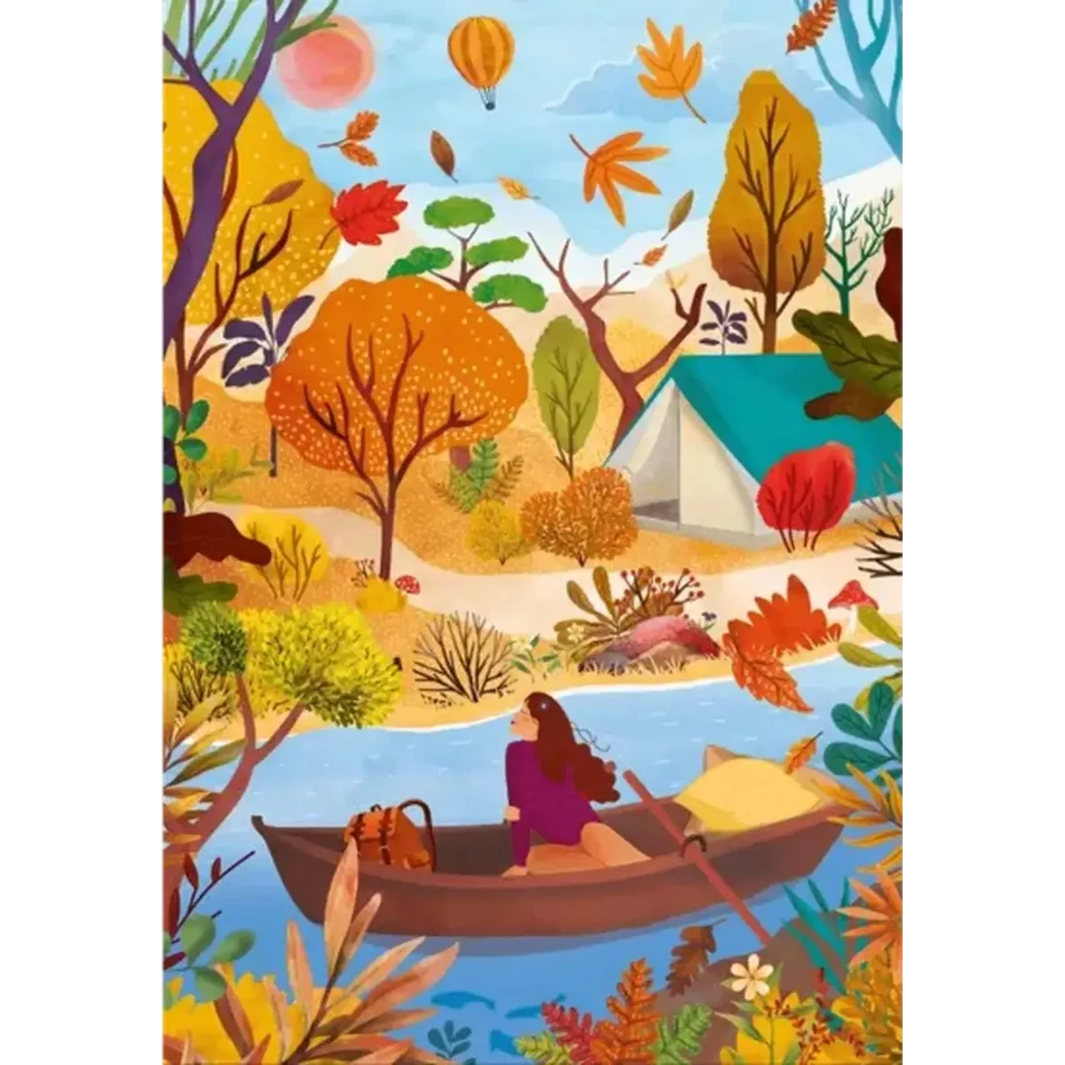 Puzzle Couleurs D'automne - 1000 Pièces