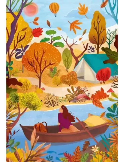 Puzzle Couleurs D'automne - 1000 Pièces
