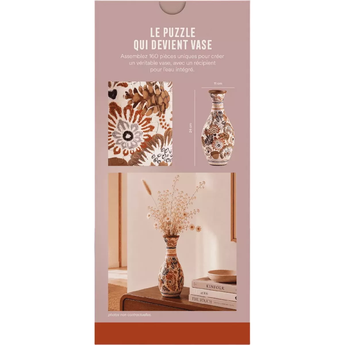 Vase Puzzle : Jardin Terracotta - 160 Pièces