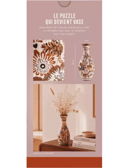 Vase Puzzle : Jardin Terracotta - 160 Pièces
