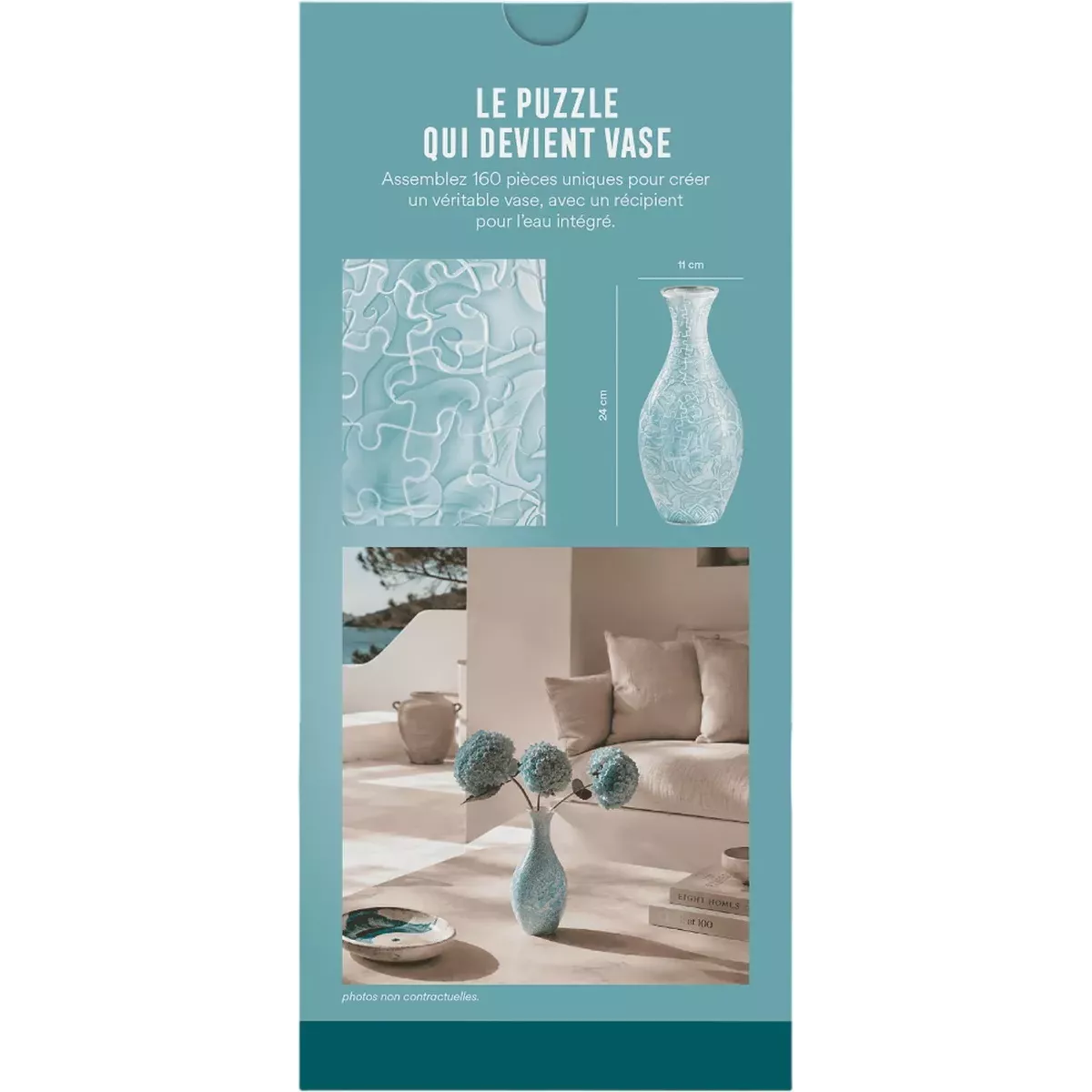 Vase Puzzle : Jardin Lotus - 160 Pièces