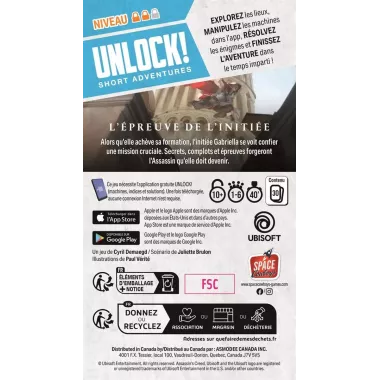 Unlock ! Short Adventure 15 : Assassin's Creed