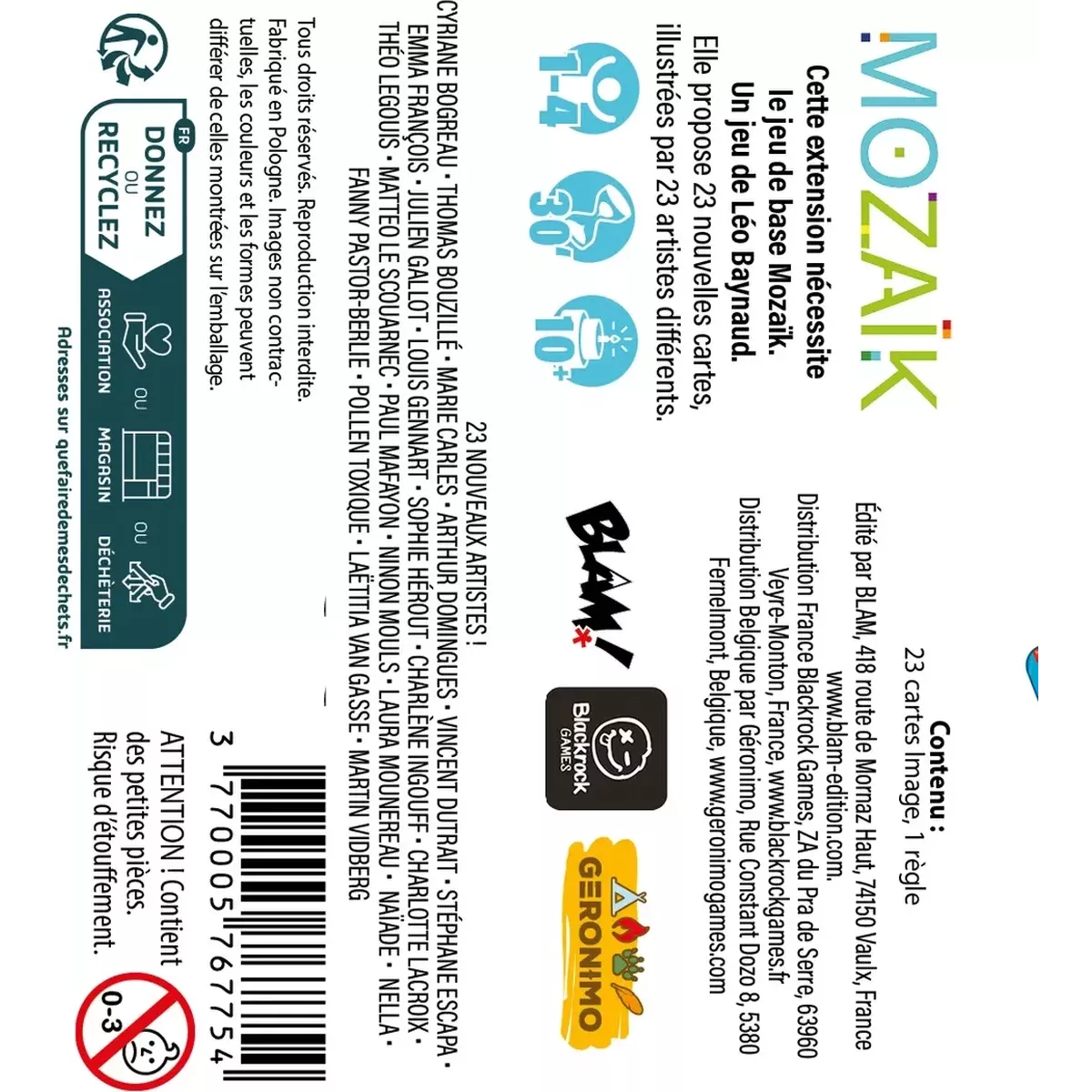 Mozaïk - Extension
