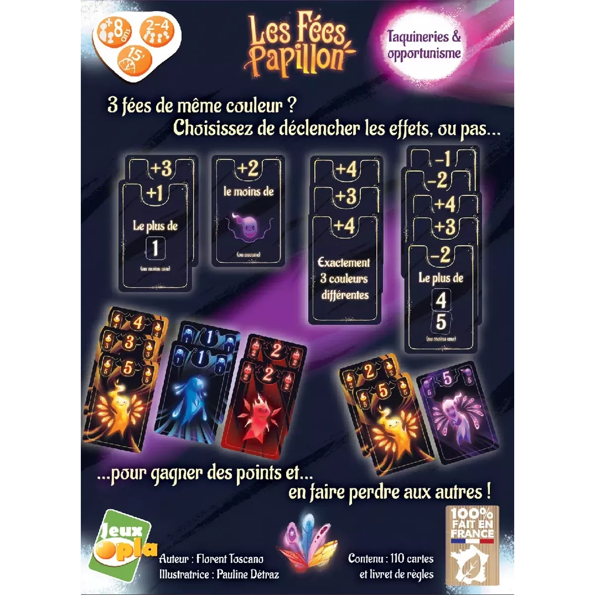 Les Fées Papillon - Jeu de société - Jeux Opla - Ludum.fr