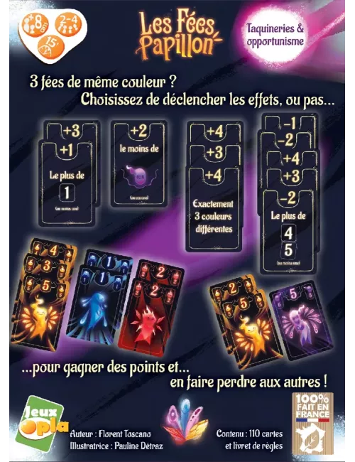 Les Fées Papillon - Jeu de société - Jeux Opla - Ludum.fr