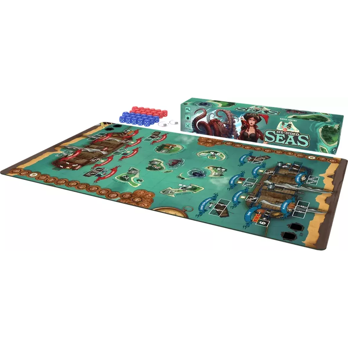 Six-Sided Seas - Version Anglaise - Jeu de société - Solis Games Studio - Ludum.fr