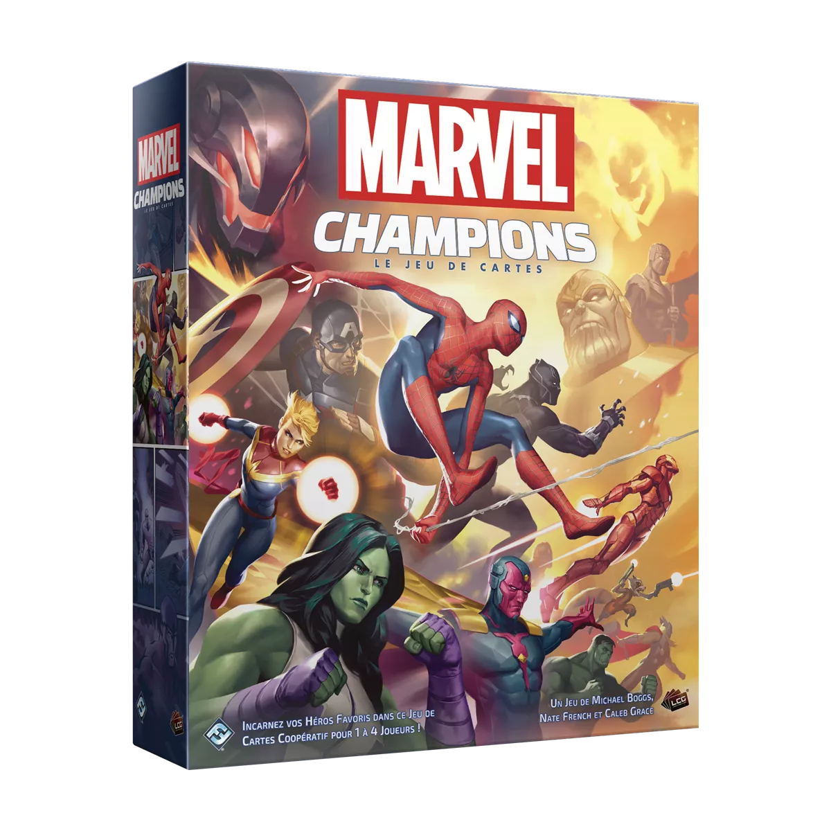marvel champions : le jeu de cartes boîte