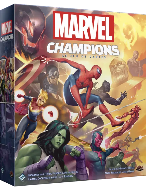 marvel champions : le jeu de cartes boîte