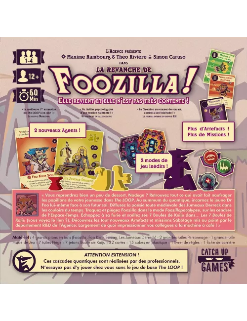 The Loop : La revanche de Foozilla - Extension dos boîte