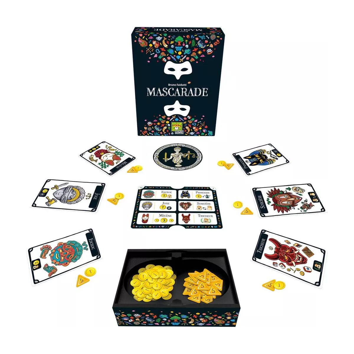 mascarade - nouvelle version materiel