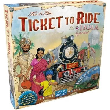 les aventuriers du rail : inde / suisse - extension boîte