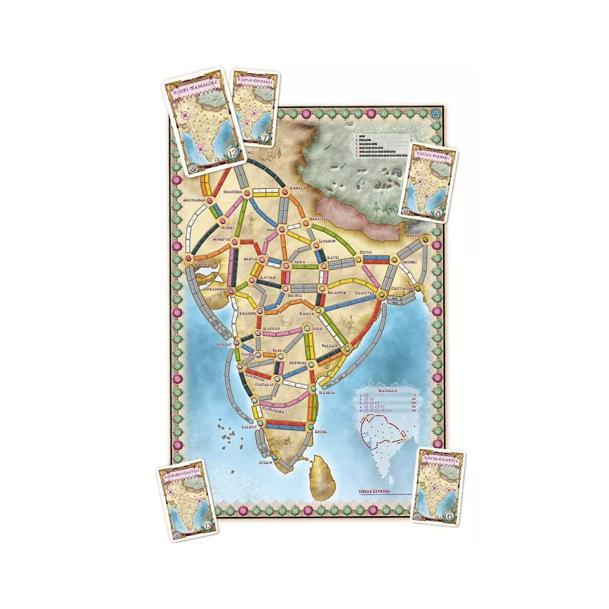 les aventuriers du rail : inde / suisse - extension plateau
