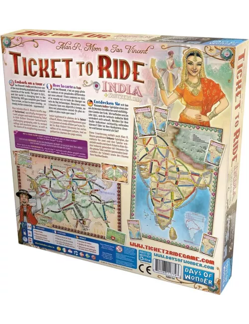 les aventuriers du rail : inde / suisse - extension exemple 2