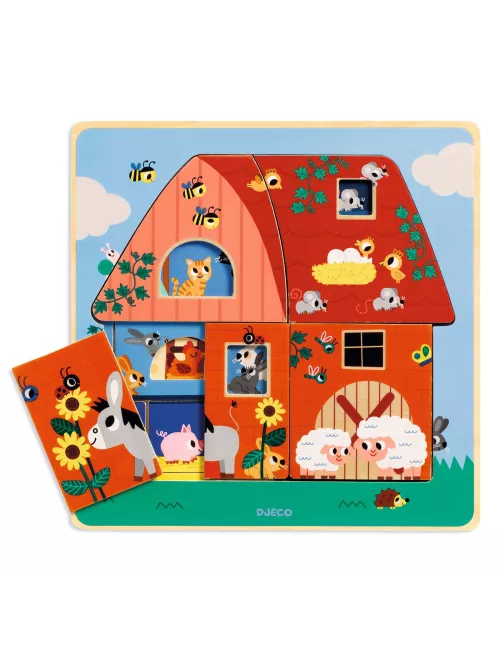 puzzle chez moo - 12 pièces exemple 1