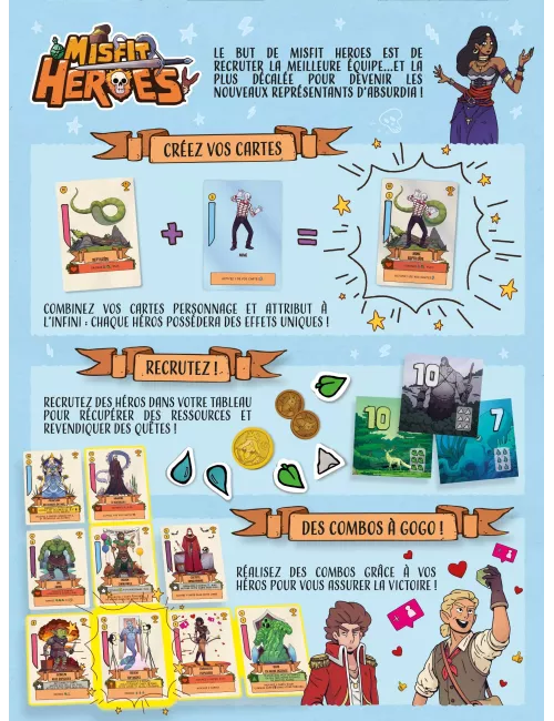 Misfit Heroes - Jeu de société - Gigamic - Ludum.fr
