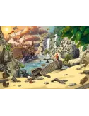 escape puzzle kids l'aventure des pirates - 368 pièces puzzle