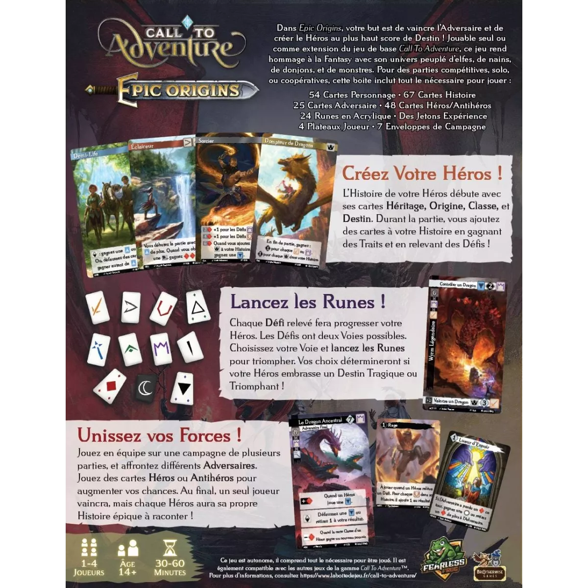 call to adventure : epic origins exemple 3