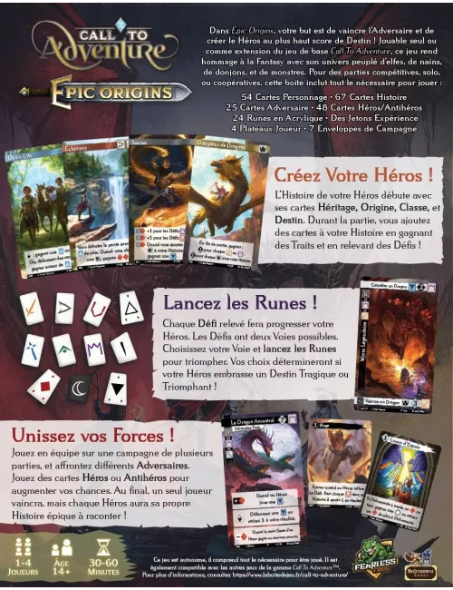 call to adventure : epic origins exemple 3