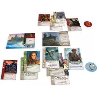 La Guerre de l'Anneau - Le Jeu de Cartes matériel
