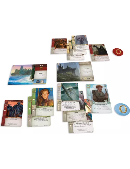 La Guerre de l'Anneau - Le Jeu de Cartes matériel