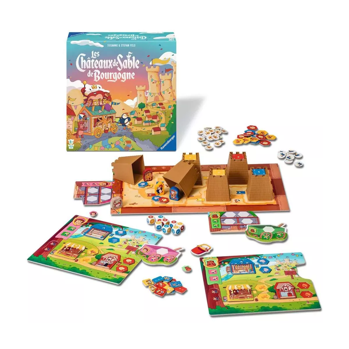 Les Châteaux de Sable de Bourgogne - Jeu de société - Ravensburger - Ludum.fr