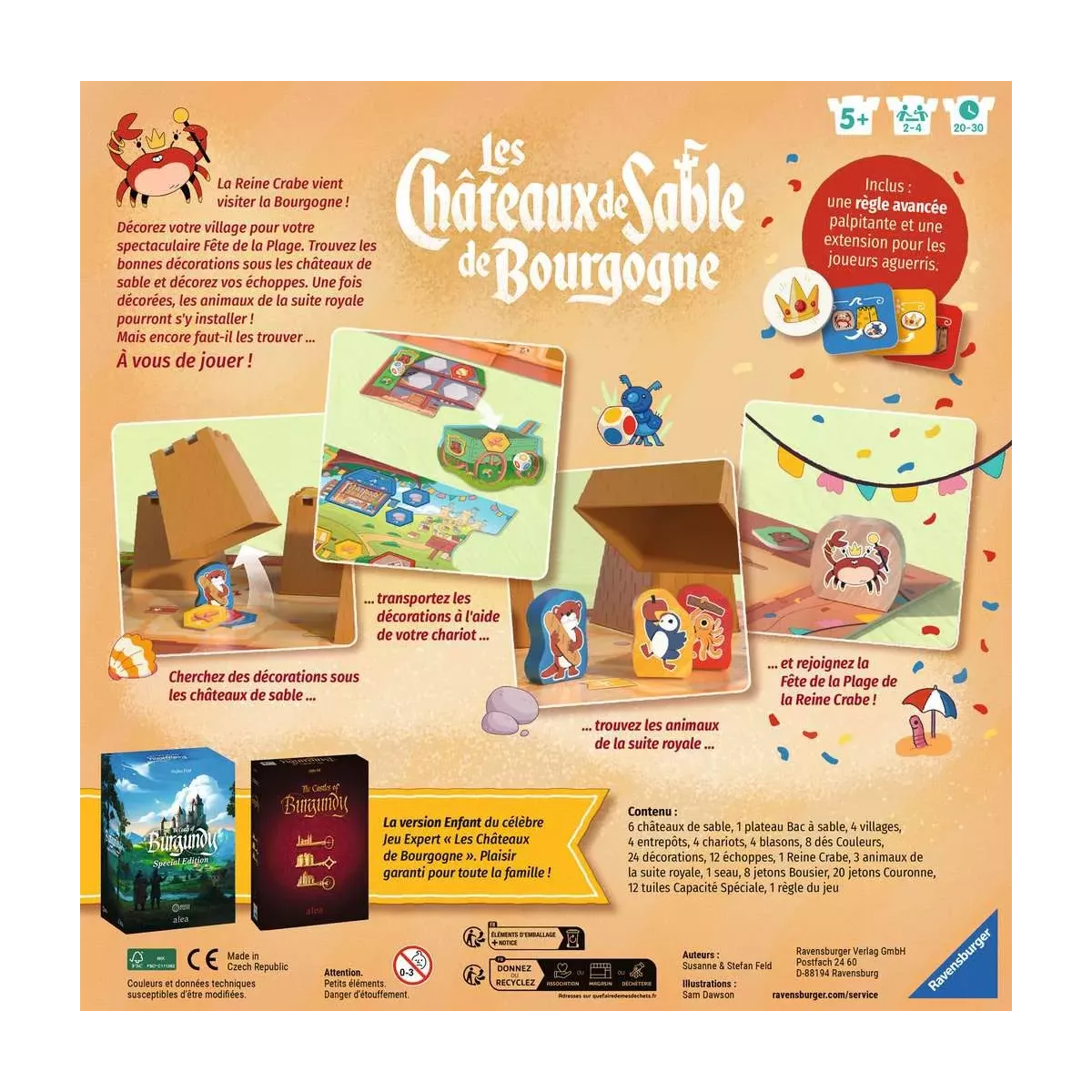 Les Châteaux de Sable de Bourgogne - Jeu de société - Ravensburger - Ludum.fr