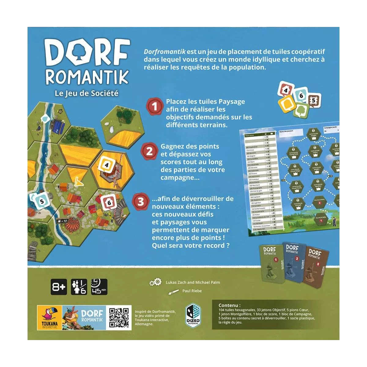 dorfromantik - le jeu de plateau plateau