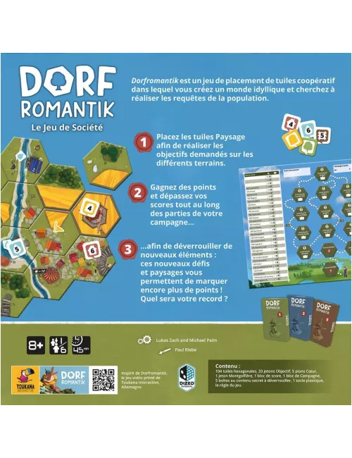 dorfromantik - le jeu de plateau plateau