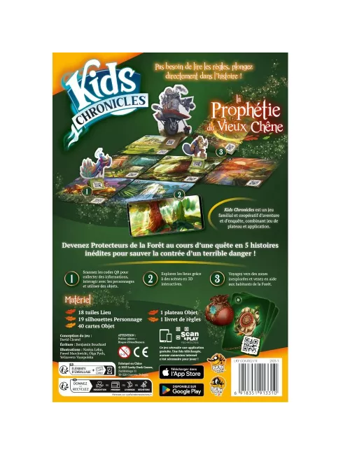 kids chronicles : la prophétie du vieux chêne plateau