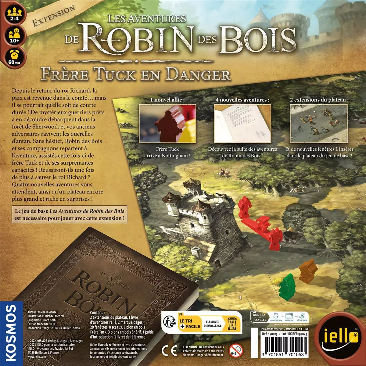 les aventures de robin des bois : frère tuck en danger - extension plateau