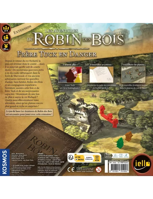 les aventures de robin des bois : frère tuck en danger - extension plateau