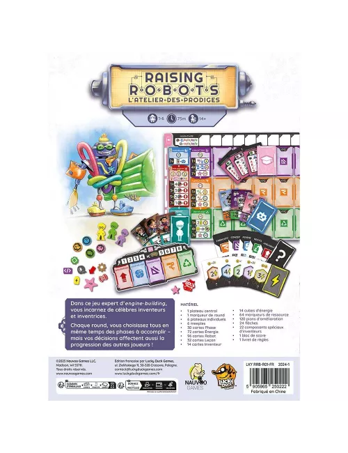 raising robots : l’atelier des prodiges plateau