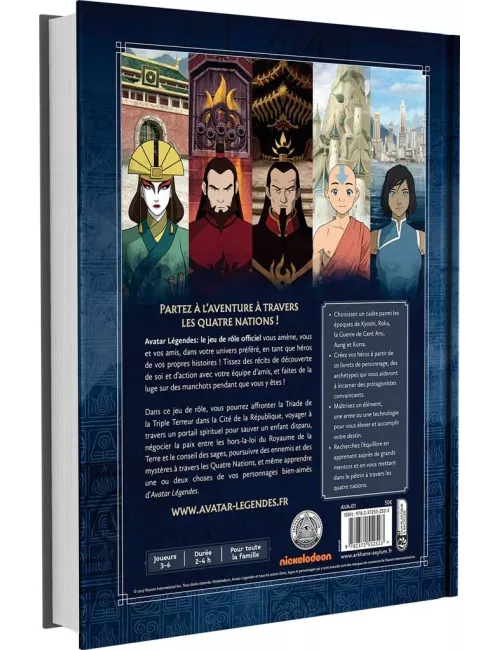 avatar légendes : le jeu de rôle officiel exemple 2