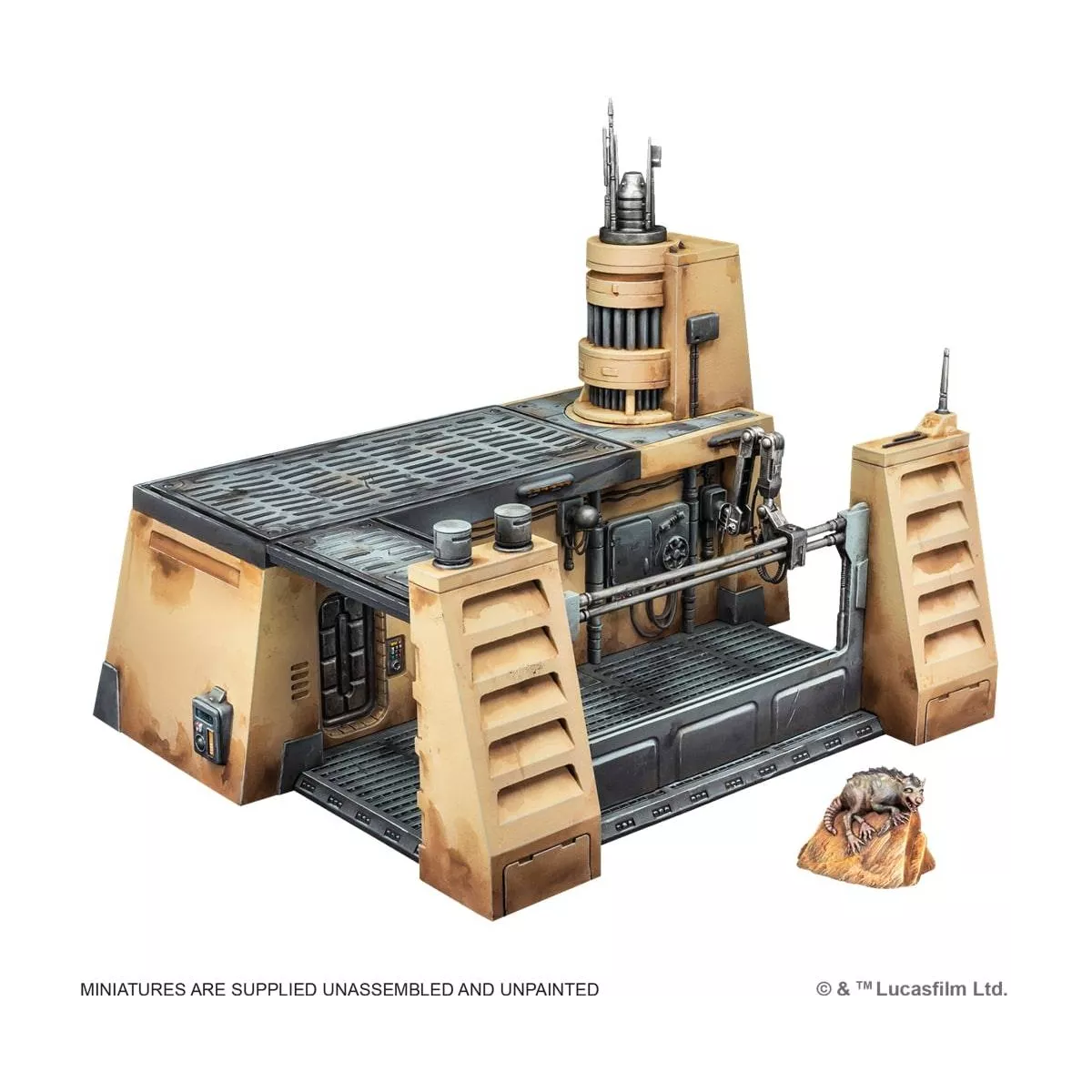 star wars : shatterpoint : maintenance bay terrain pack - extension plateau