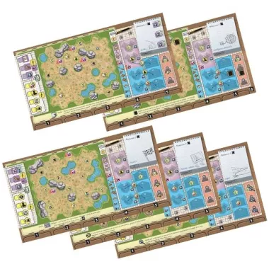 Ark Nova : Pack Zoo n°2 Plateau zoo recto/verso - Extension 