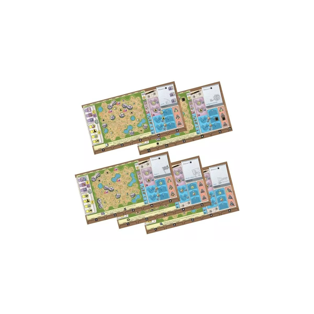 Ark Nova : Pack Zoo n°2 Plateau zoo recto/verso - Extension 