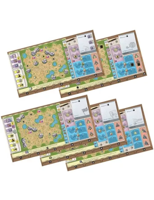 Ark Nova : Pack Zoo n°2 Plateau zoo recto/verso - Extension 