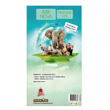 Ark Nova : Pack Zoo n°2 Plateau zoo recto/verso - Extension 