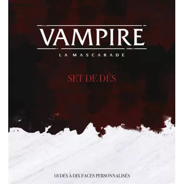 vampire la mascarade v5 : set de dés boîte