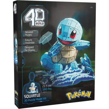 Puzzle 4D Build - Pokémon : Carapuce - 180 pièces 