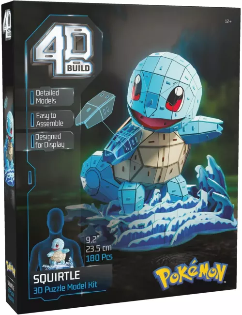 Puzzle 4D Build - Pokémon : Carapuce - 180 pièces 