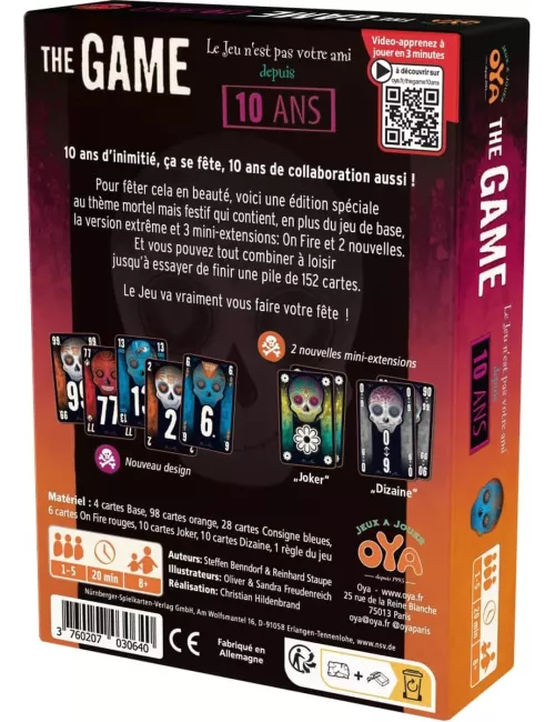 The Game - 10 ans dos boîte