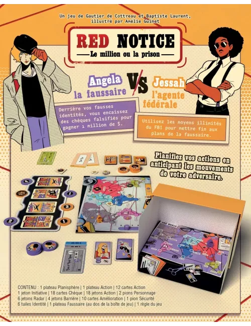 Red Notice - Le Million ou la Prison dos de boite