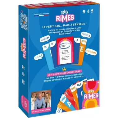 Crack Rimes - Jeu de société - Yaqua - Ludum.fr