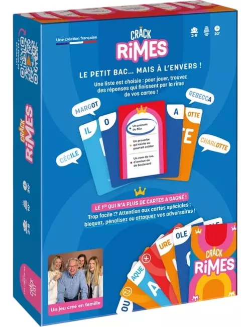 Crack Rimes - Jeu de société - Yaqua - Ludum.fr