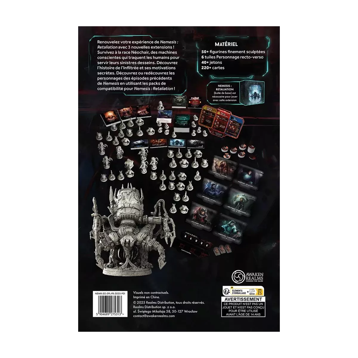 Nemesis : Retaliation - Stretch Goals Box - Extension